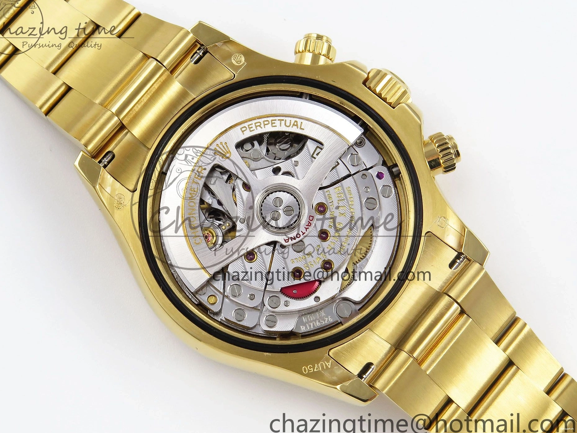 Dial 1:1 V5 White 126508 Best YG Edition SH4131 Daytona on QF Braclet 0902